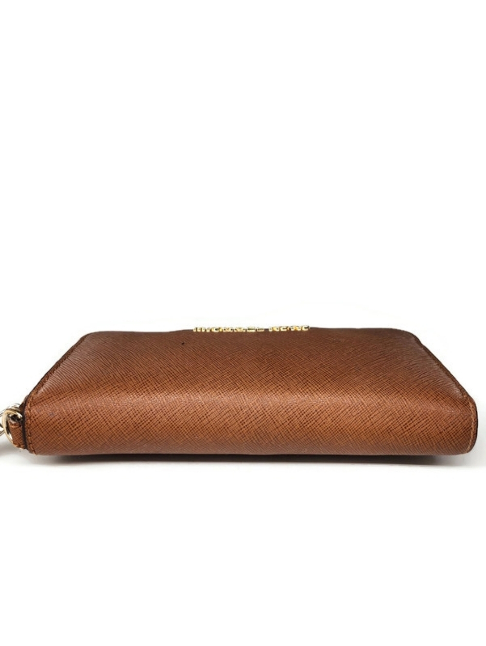 Michael Kors Jetset Tan Saffiano Leather Travel Continental Zip-Around Wallet - Picture 4 of 14
